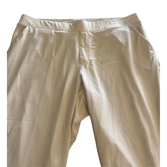 Athleta Brooklyn Ankle Pant Cream Lightweight Pockets Travel Stretch size 22 - Picture 3 of 10